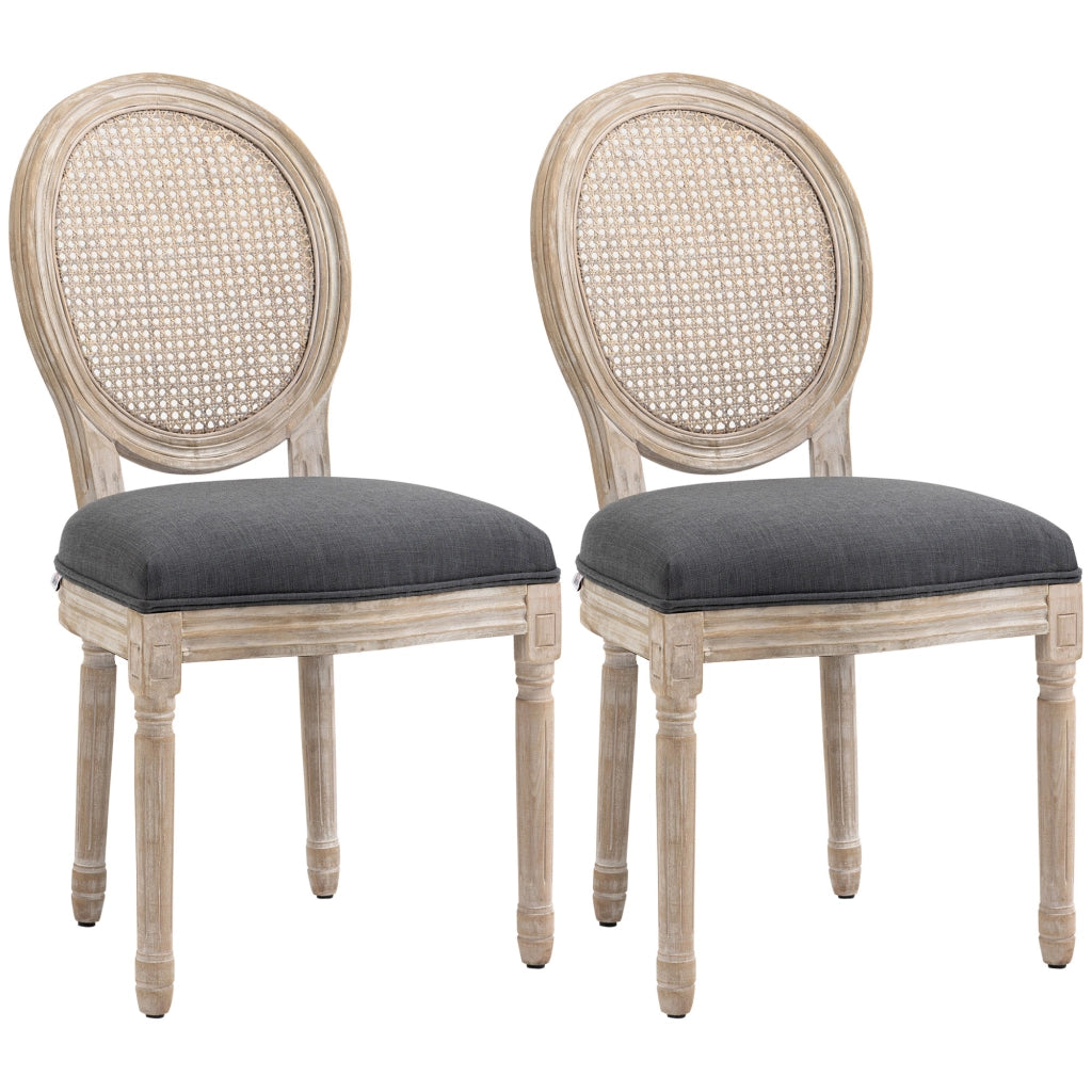 Sedia da Pranzo in Legno Massello ¨C zephmum ¨C Stile Retr¨°, Patinato