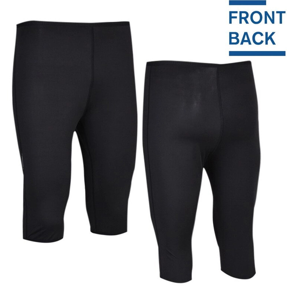 Trade Shop - Pantaloncino Dimagrante Snellente Uomo Panciera Rassodante Brucia Grassi Fitness -    Xl