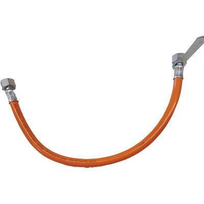 TUBO GAS GOMMA X CENTRALINE + CHIAVE - GOMMA 1/2F CM  50- 2 pezzi