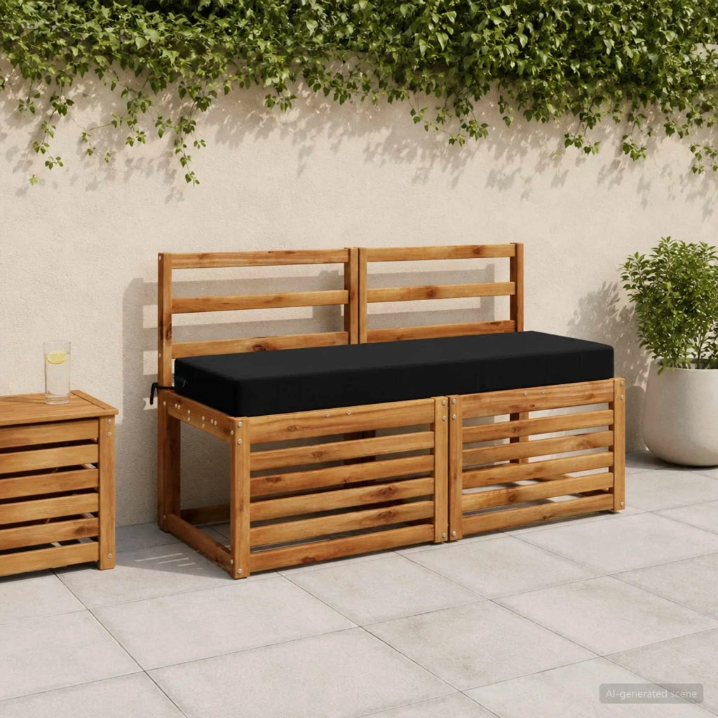 Cuscino per la seduta SOEST 100% Poliestere Nero 946862