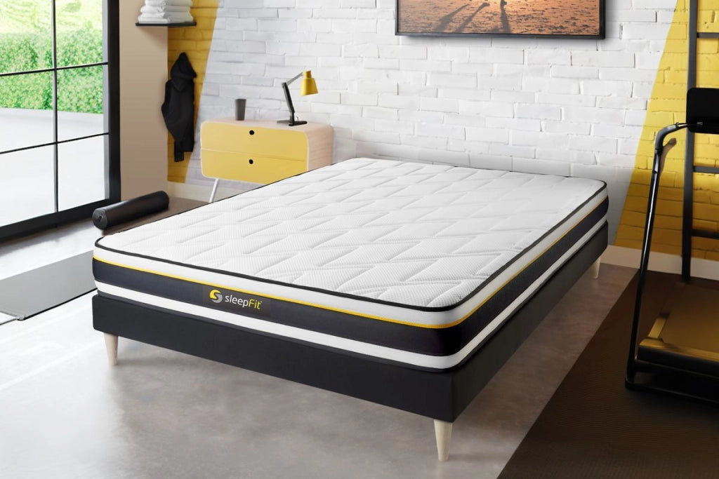 Kit rete e materasso SOFT 130x210cm - Foam HD - Molto rigido