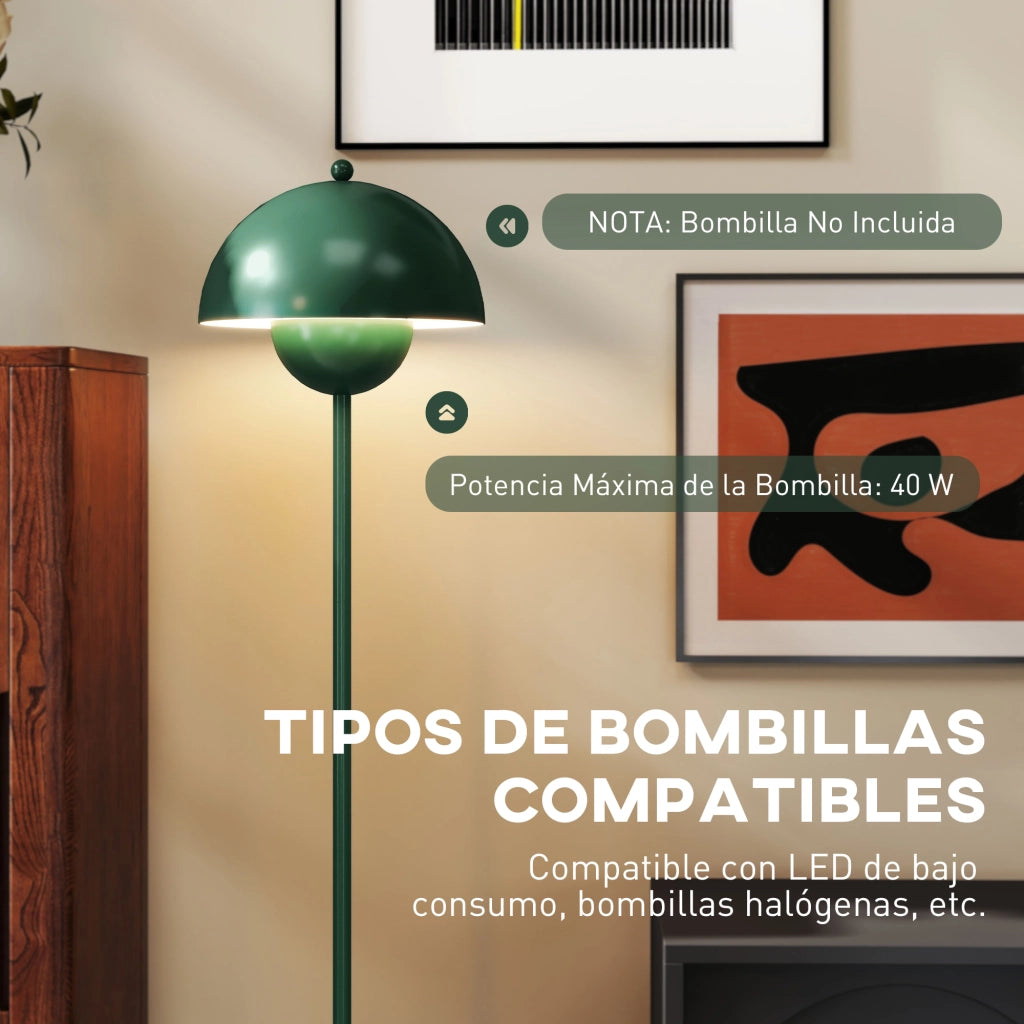 Lampada da Terra Moderna per Soggiorno ¨C zephmum ¨C Verde ?30x155 cm