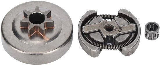 Kit di cuscinetti di collegamento per seghe a catena - 3 pezzi - Ricambi sostitutivi - Per HUSQVARNA 235 E/240136137141142 - Set di cuscinetti di catena - Duraturo e resistente ai abrasivi - Ricambi per seghe a catena