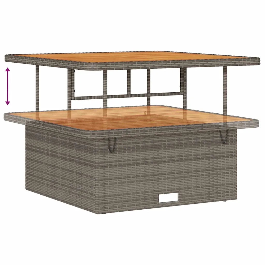 Set Divano da Giardino con cuscino 13 pcs Grigio polyrattan 3362838