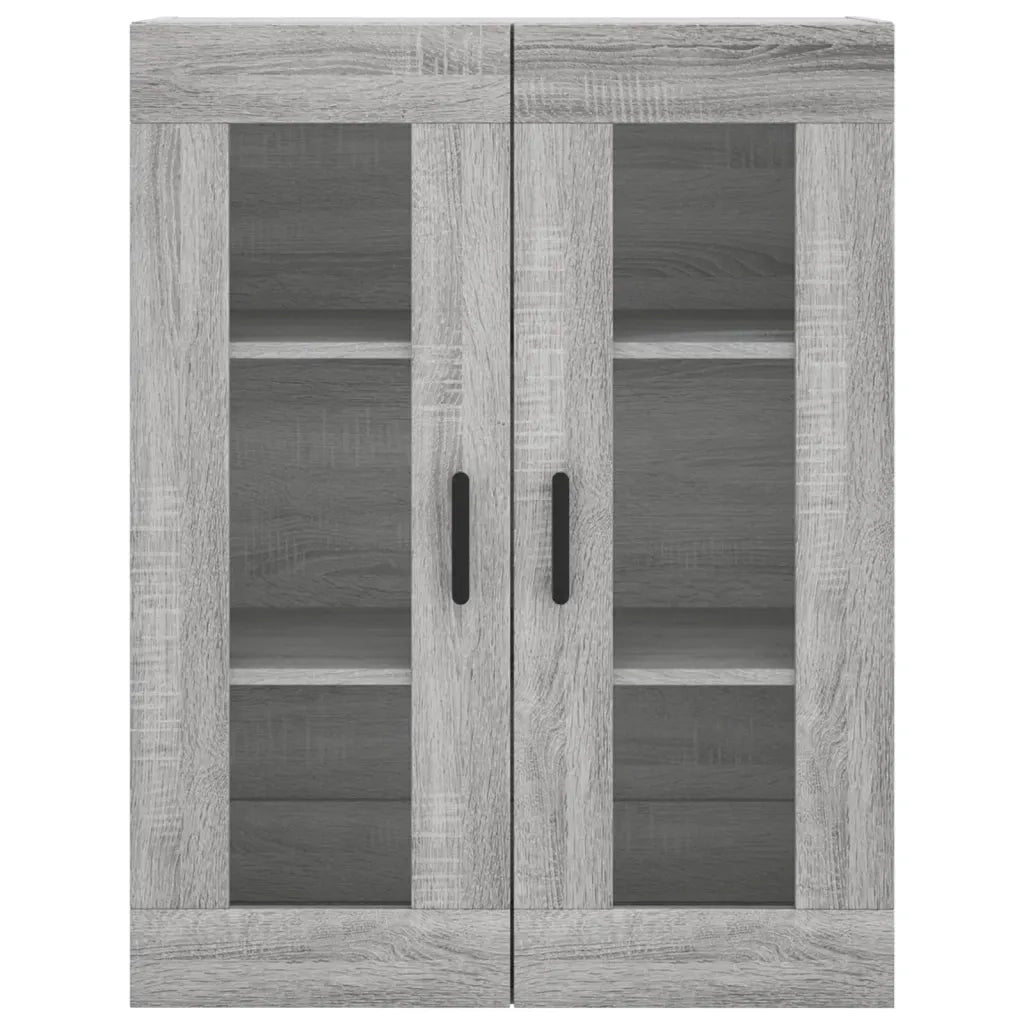 Credenza | Madia | Buffet da pranzo | Armadio da pranzo Grigio Sonoma 69,5x34x180 cm in Legno Multistrato
