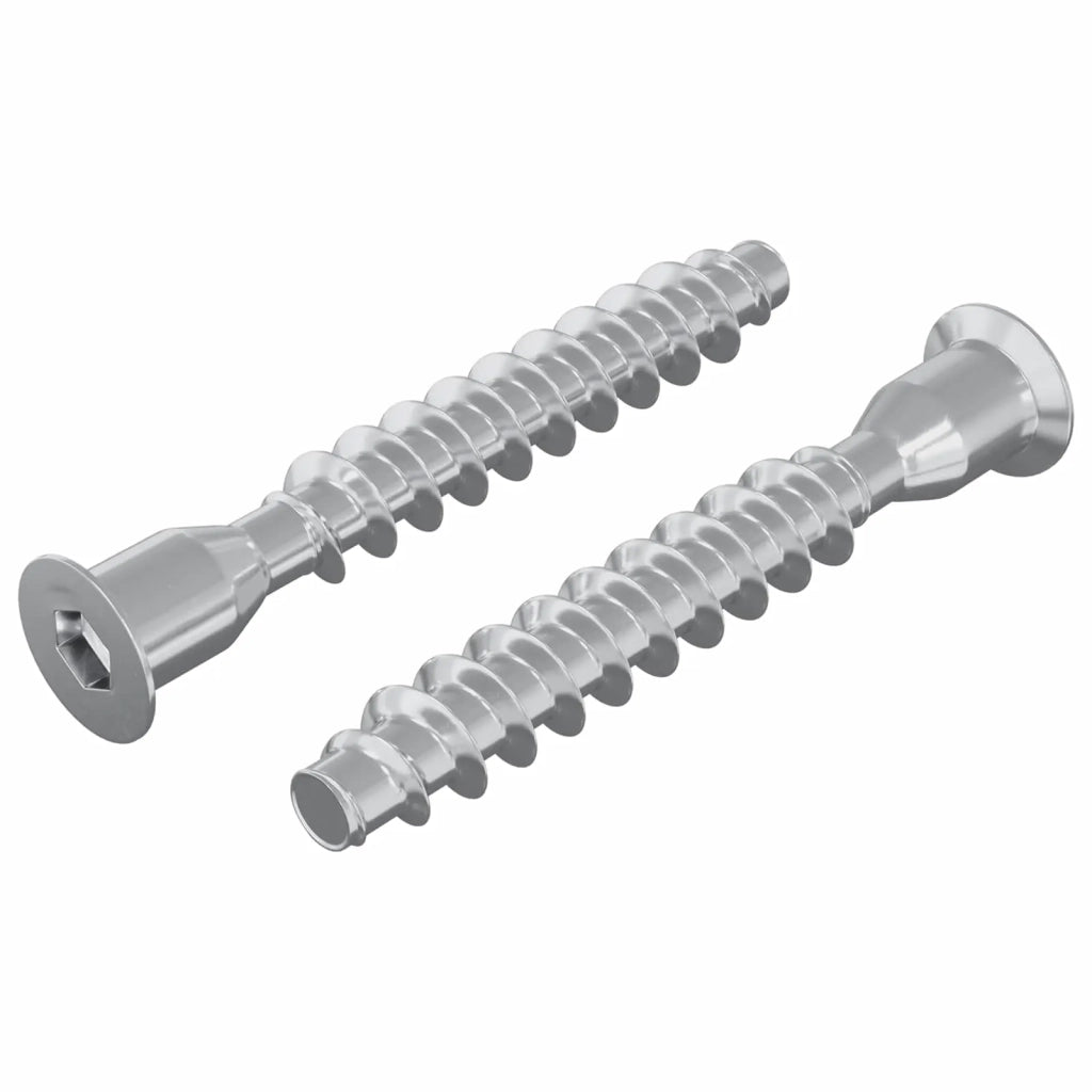 Viti confermat 2 pcs Argento Ø7 x 50 mm Metallo 864382