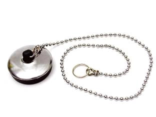 TAPPO CON CATENA A PERLINE E ANELLO- - ø mm.31 - 12 busta