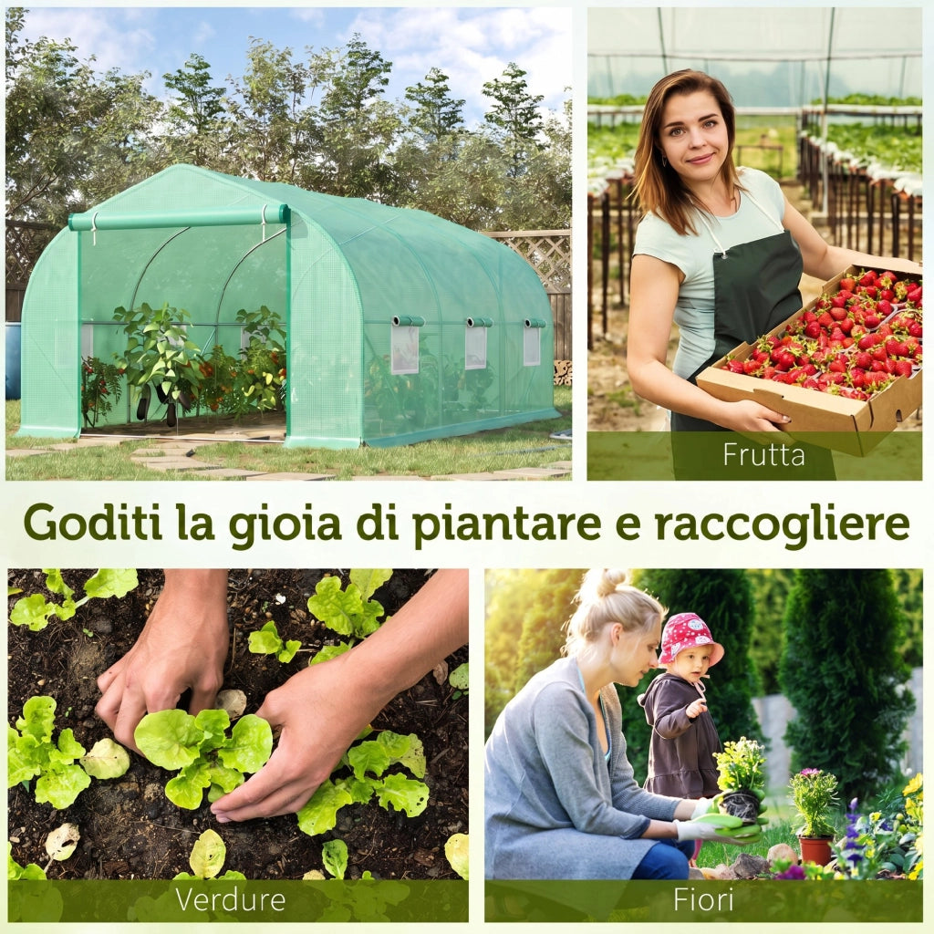 Serra da Giardino ¨C Zephmum ¨C Verde Scuro 4.5x3x2m