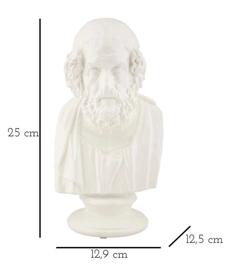 Scultura Saggio 12,9x12,5x25 cm in Poliresina