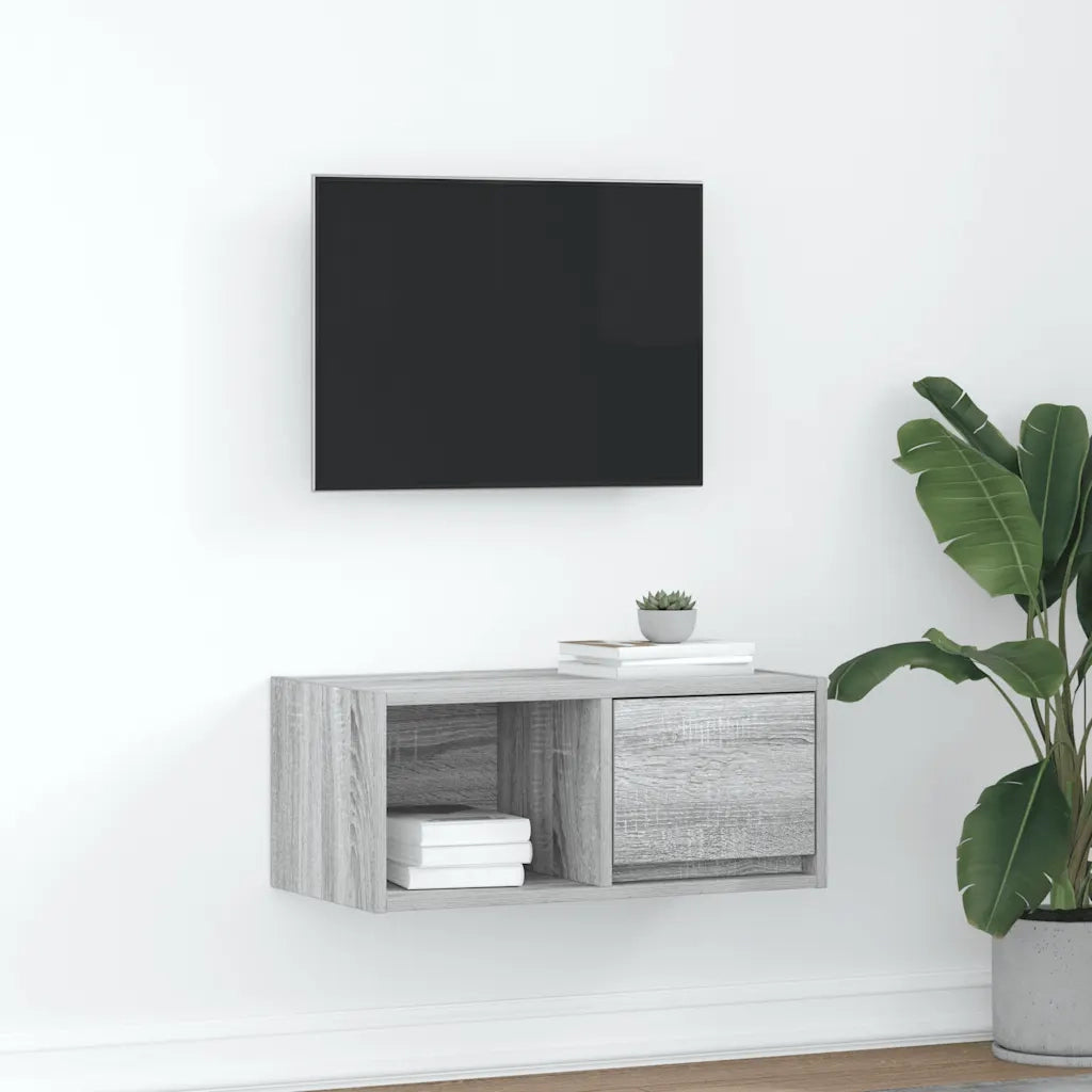 Mobile TV | Armadietto TV | Mobile Porta TV Grigio Sonoma 60x31x25,5 cm Legno Multistrato