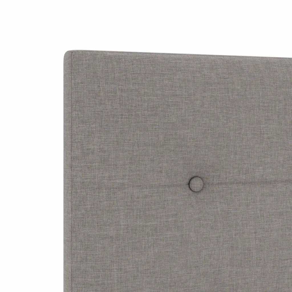 Letto con contenitore LED e materasso Tortora 200 x 200 cm 3459087