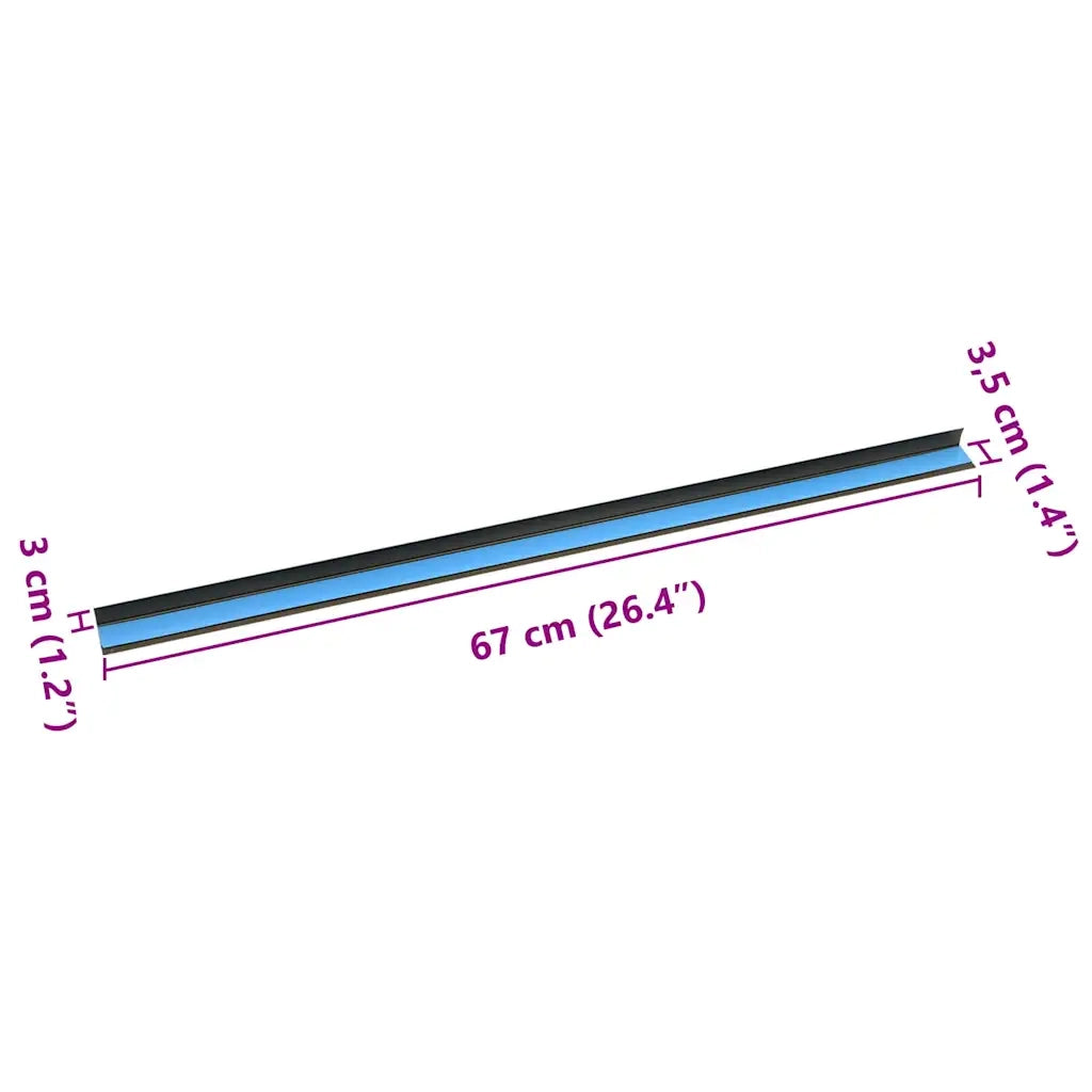 Paragradini 10 pcs Marrone 67 x 3.5 x 3 cm Alluminio 4013479