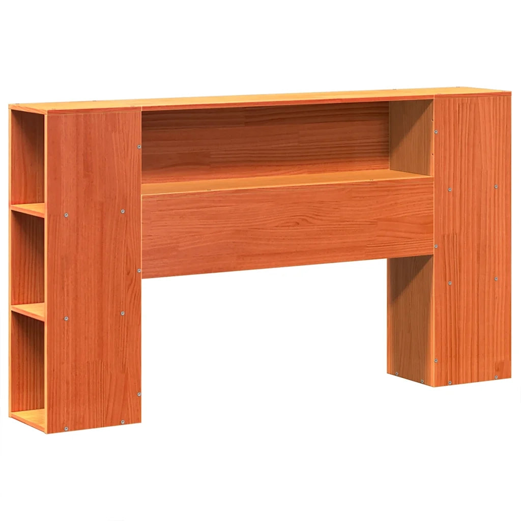 Giroletto senza Materasso-Struttura Letto Marrone Cera 150x200 cm Legno di Pino 843121