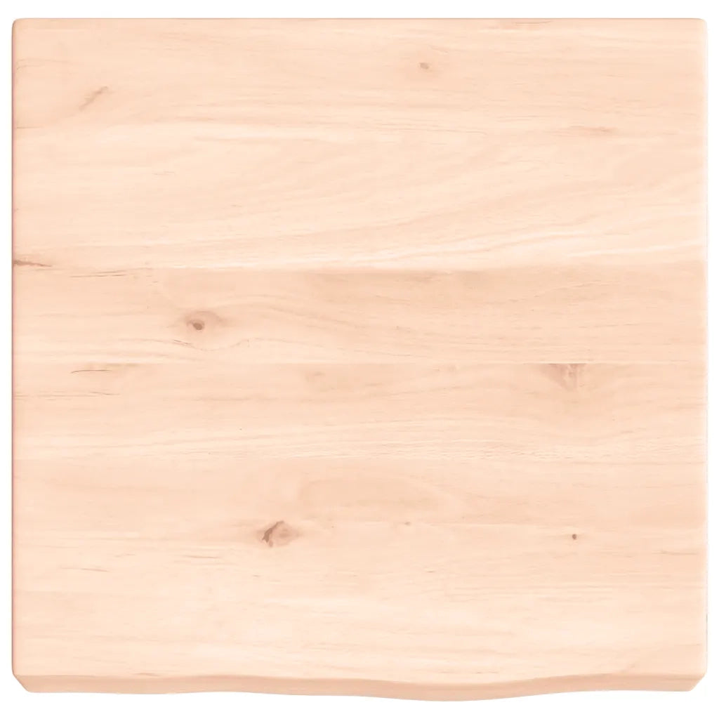 Piano Bagno 40x40x(2-6) cm in Legno Massello Non Trattato 3155998
