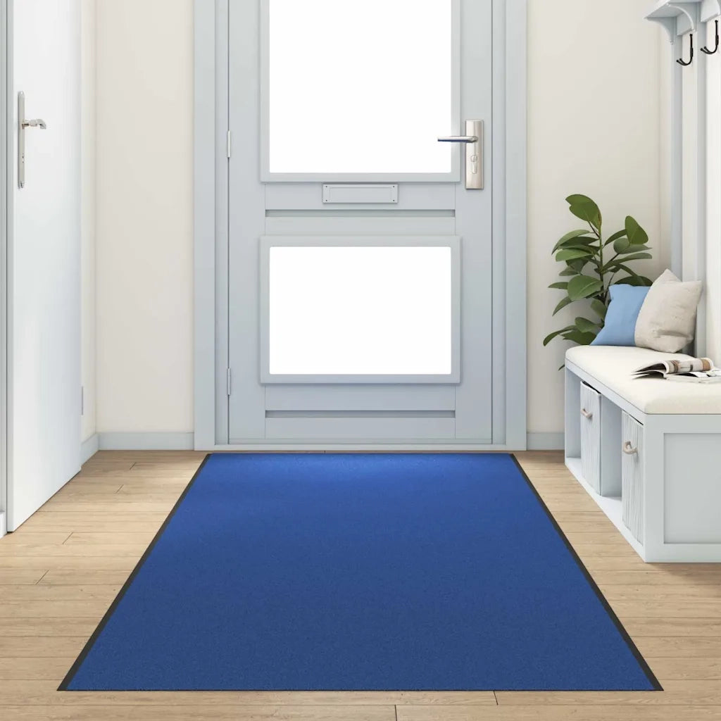 Zerbino | Tappetino Altro Blu e Nero 120 x 350 cm Poliammide e PVC