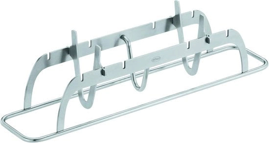 Sedia da bagno in alluminio, modello 100, con maniglia in zinco, peso 4 kg, dimensioni 60x40 cm