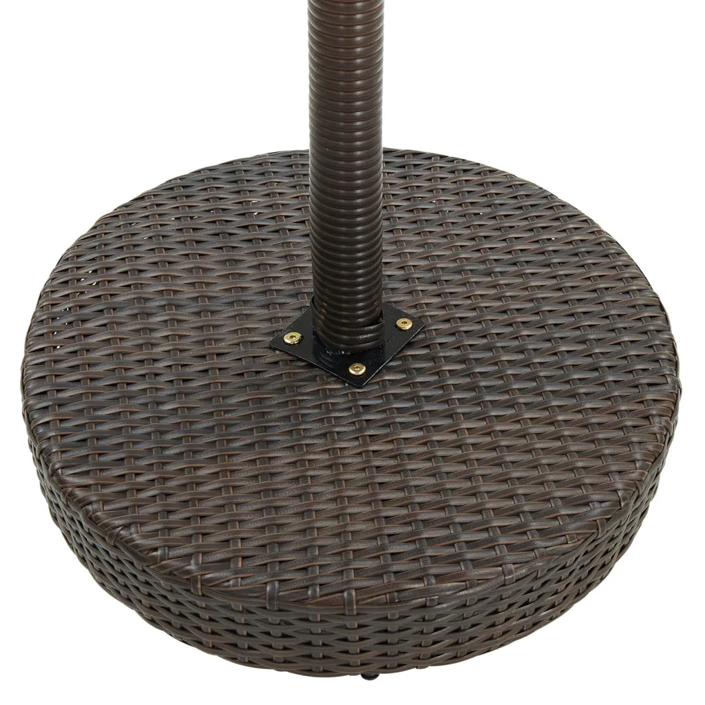 Set Bar da Giardino 3 pz | Set Salotto da Giardino con Cuscini in Polyrattan Marrone