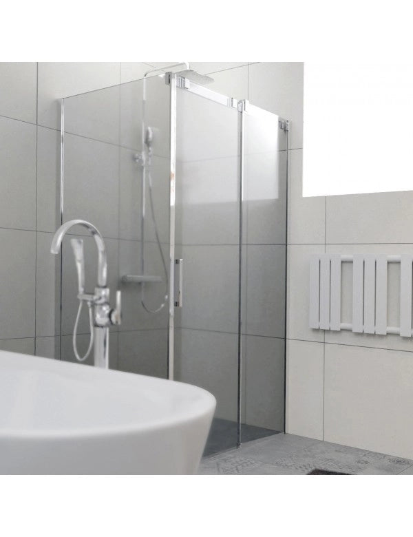 Box doccia angolare destro OCEAN 203 RIHO 120x90 x195cm con porta scorrevole