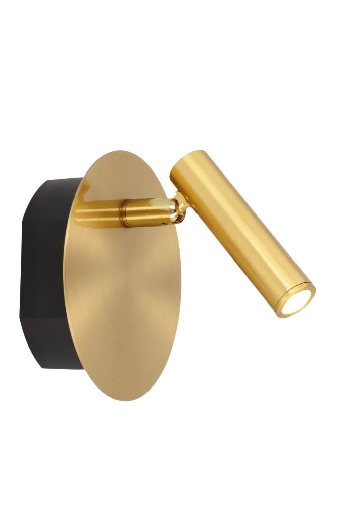 Applique lettura LED 2W oro ricaricabile USB Lucide Jolijn