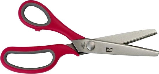 Serra a Tondino in Acciaio Inossidabile (23cm) - Rosso, 1 coppia