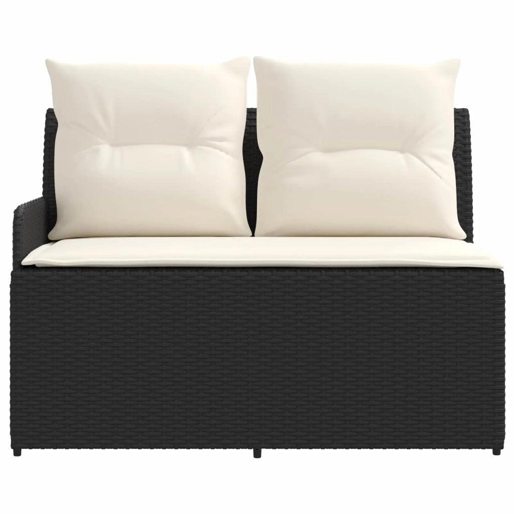 Sofa da giardino-Divano con braccioli da giardino con divano angolare 2 Pezzo 939945