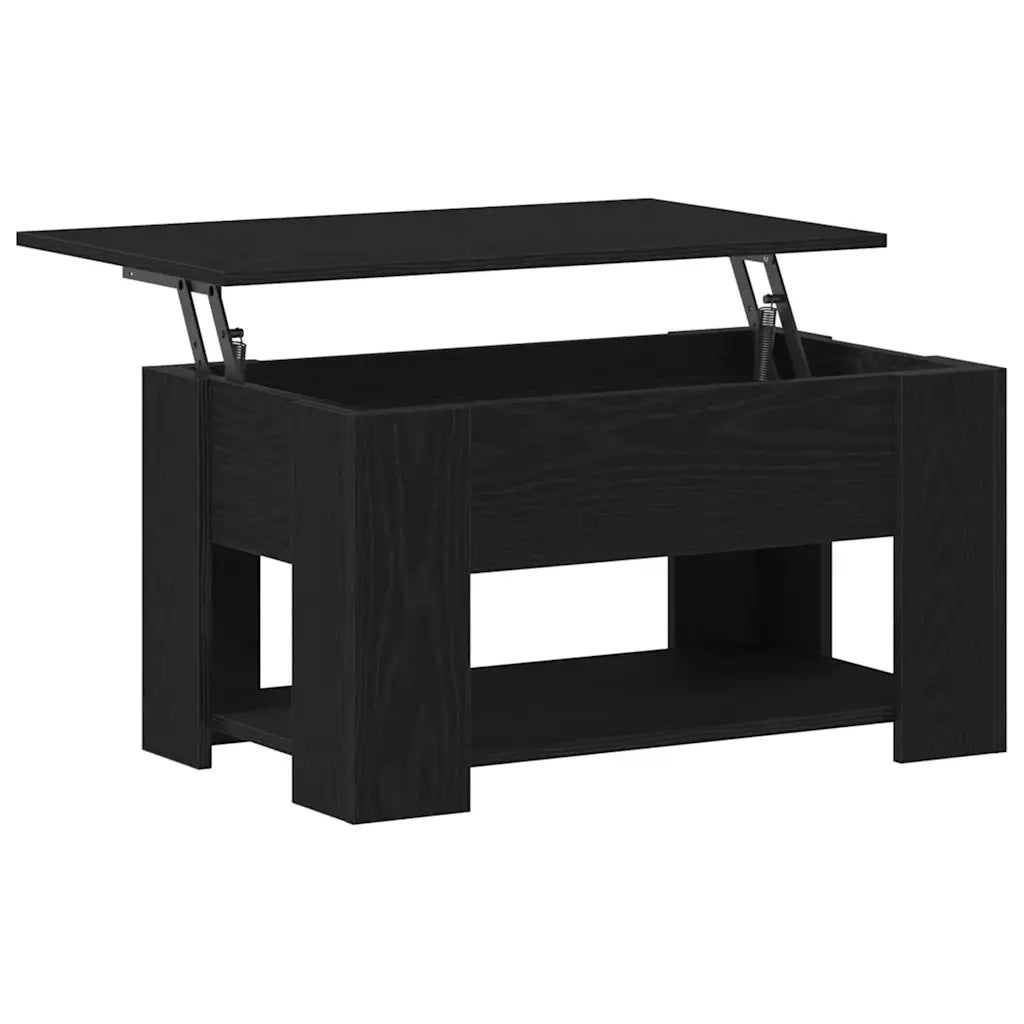 Tavolino da salotto | Tavolino da caff¨¨ | Tavolino da Soggiorno Rovere Nero 79 x 49 x 41 cm