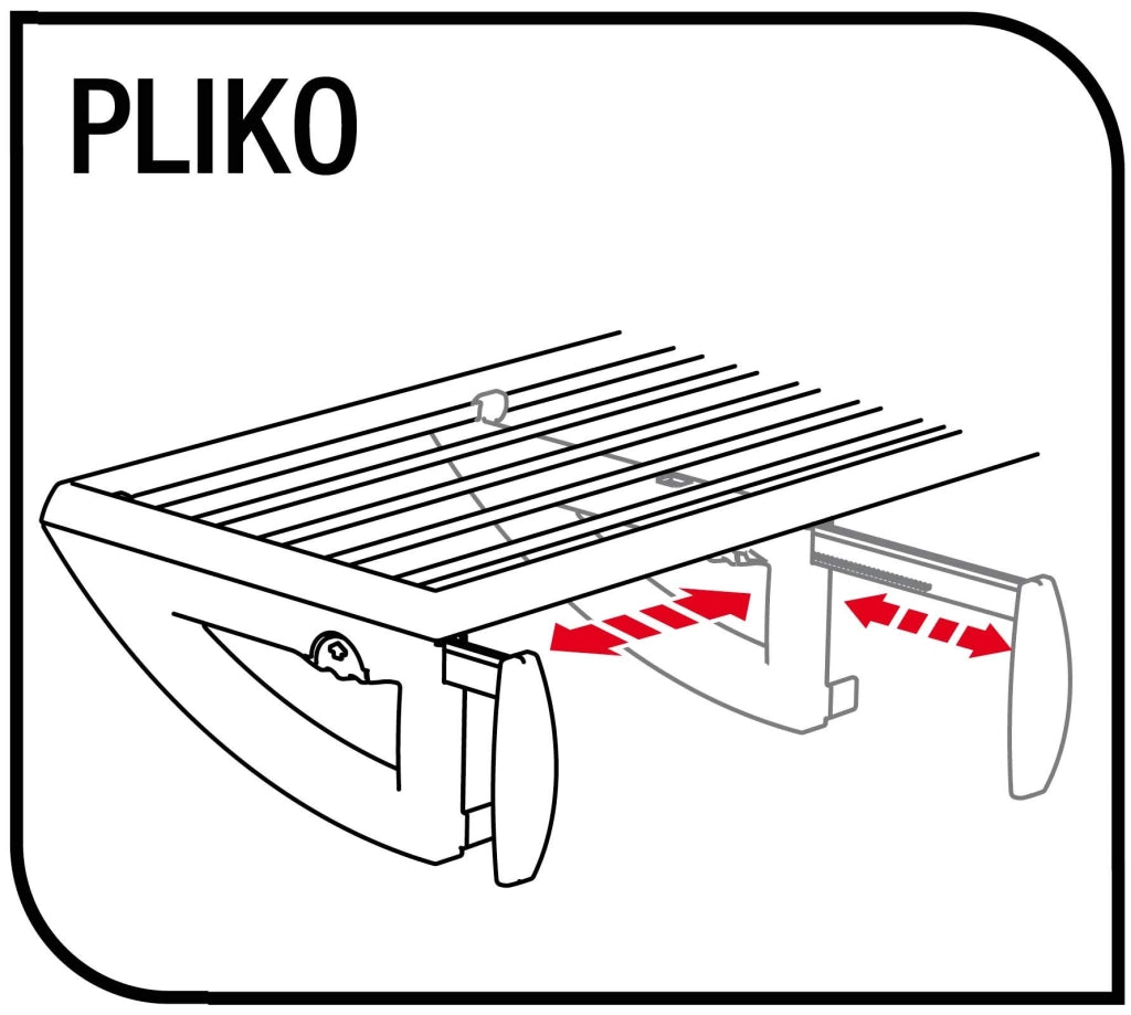 Stendibiancheria Pliko 3,5 m 55,5 CMX28,5X13H. Gimi