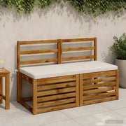 Cuscino per panchina SOEST 100% Poliestere Bianco 949318