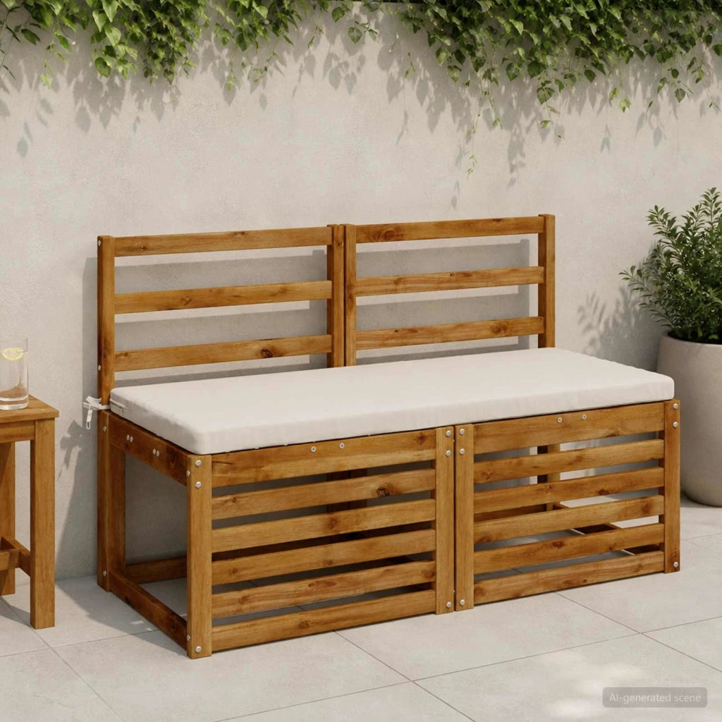 Cuscino per panchina SOEST 100% Poliestere Bianco 949318