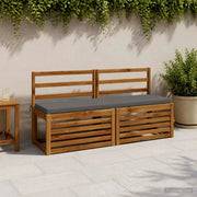Cuscino per panchina SOEST 100% Poliestere Grigio 948926