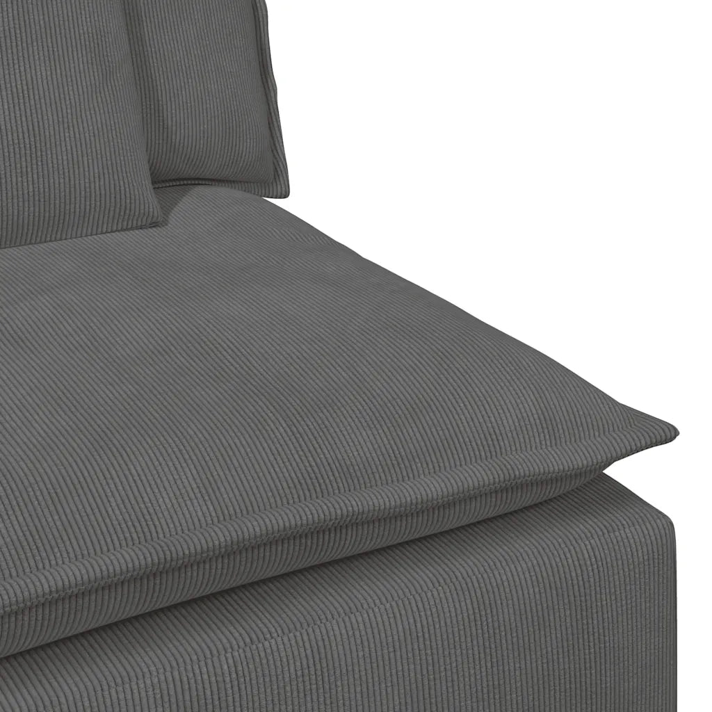 Modulo Terminale Bracciolo Divano Modulare con Cuscini-Sofa Modulare-Divanetto 100 cm 895456