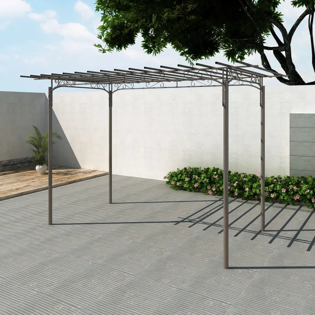 Arco pergola da giardino per rose in acciaio decorazione giardino 40791