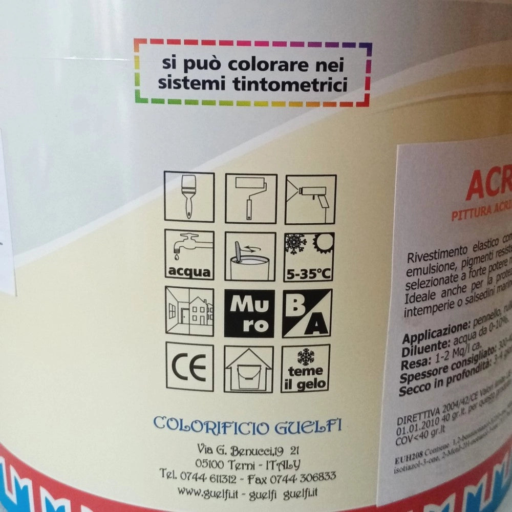Acrigum 20kg rossa guaina liquida isolante pittura acrilica per terrazzi