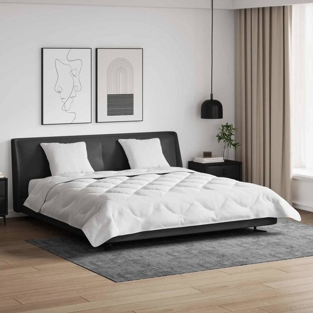Duvet Estivo con cuscino 3 pcs Bianco Microfibra 3377264