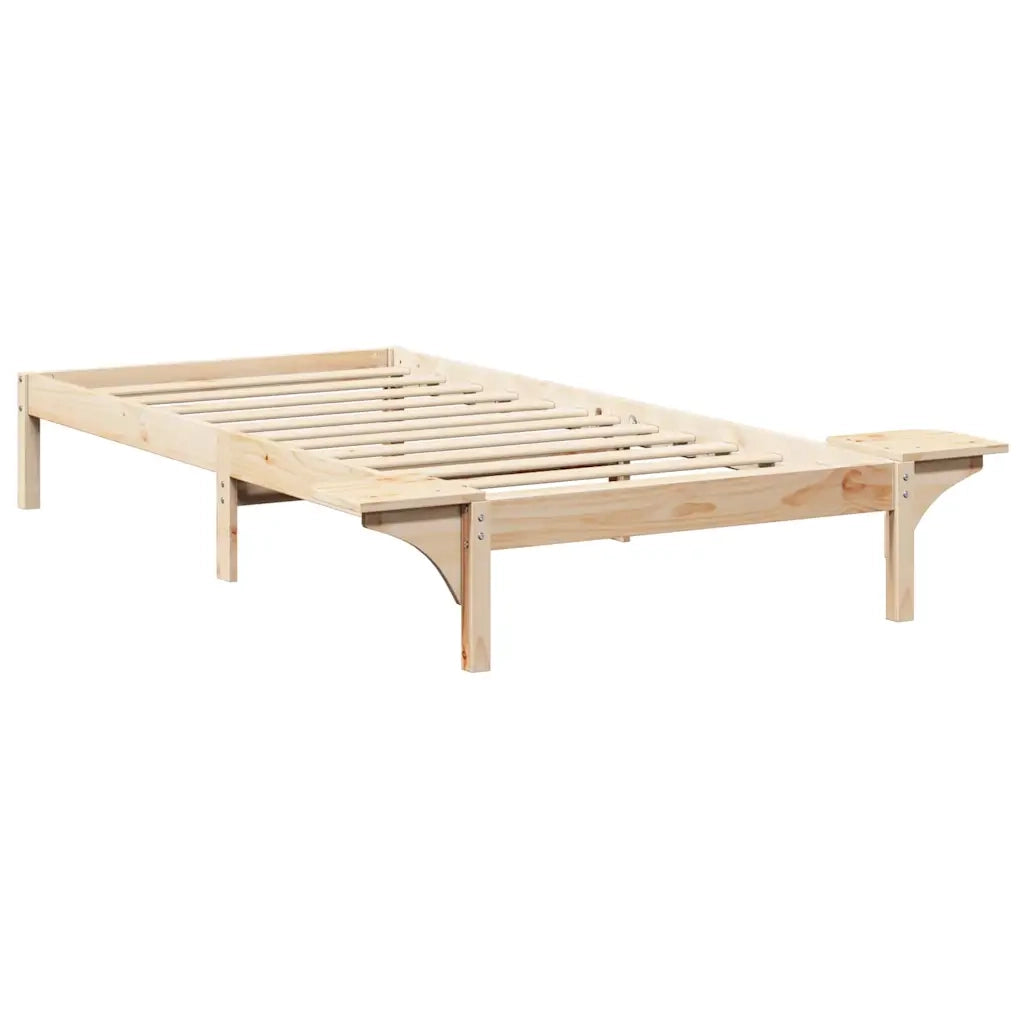 Letto singolo | Letto per adulti | Struttura del letto Naturale 75 x 190 cm Pino massello