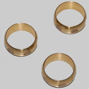 OGIVE IN OTTONE PER TUBO RAME  12 x 3/8     MADE IN ITALY