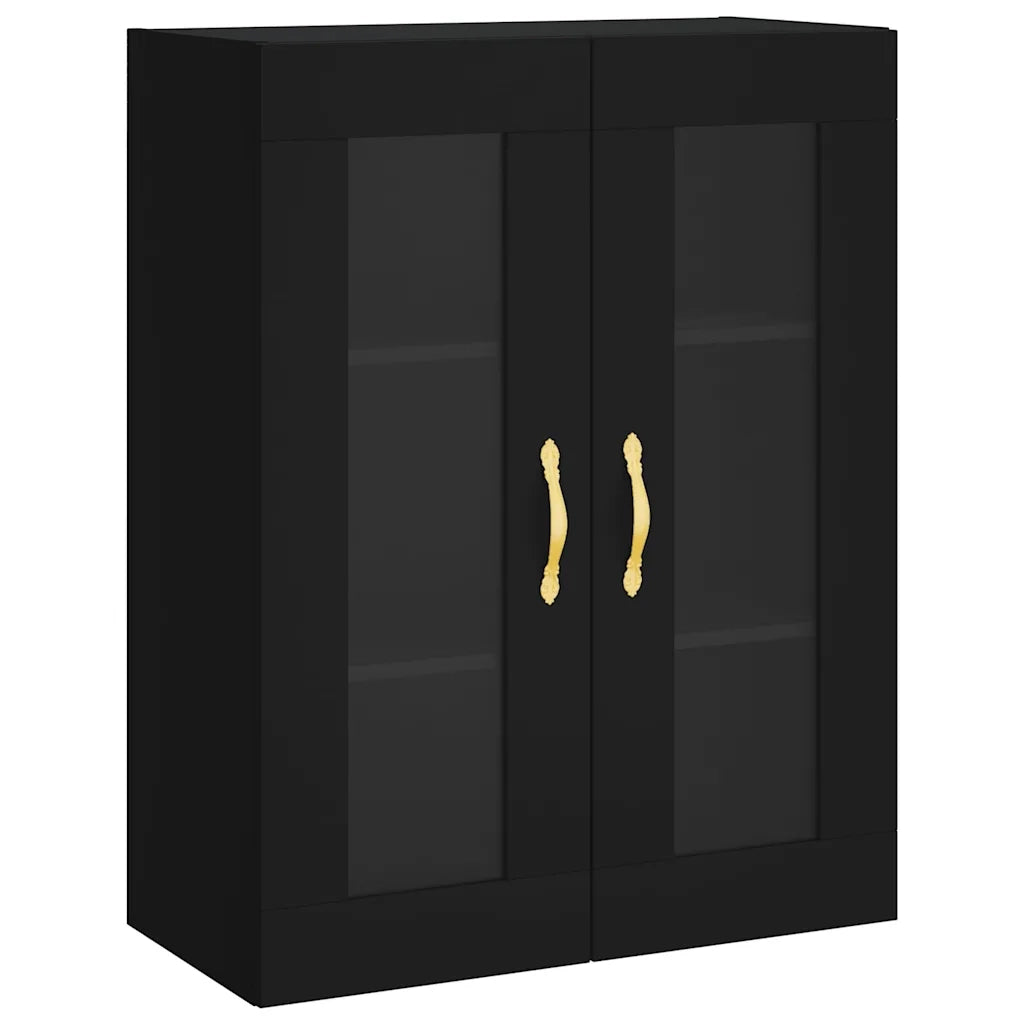 Armadietti a Parete 2 pz Neri in Legno Multistrato CFW8494669