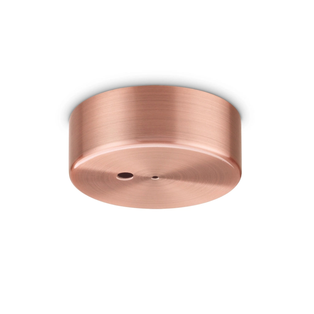 Rosone Contemporaneo Metallo Rame 1 Luce