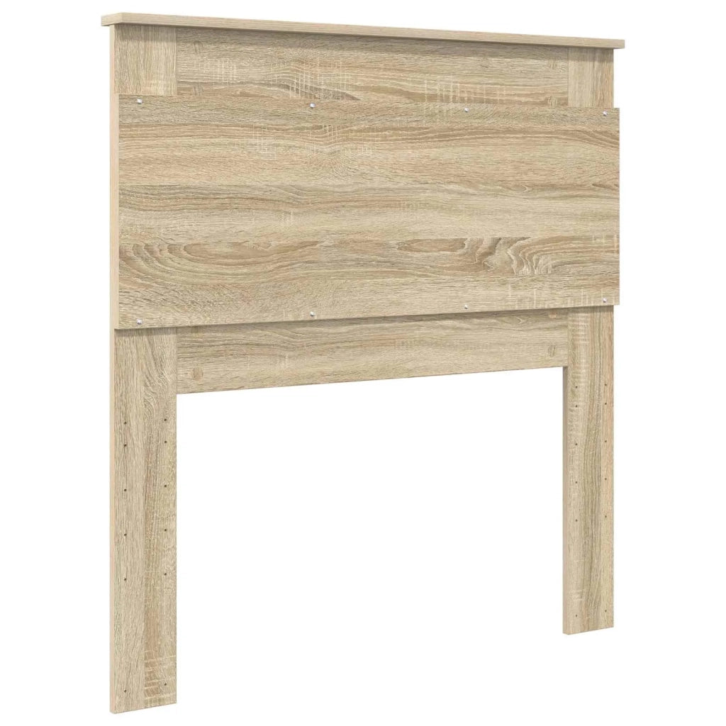 Testiera | Testata con Testiera | Testata Rovere Sonoma 80 cm Legno multistrato