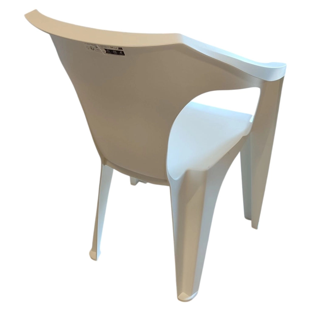 SEDIA IN PLASTICA MONOBLOCCO MARINA BIANCA