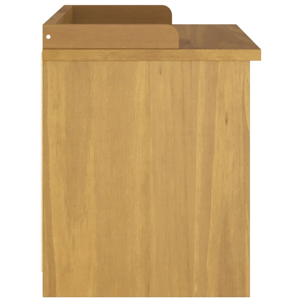 Panca da Corridoio SANDNES 87x40x50 cm Legno Massello di Pino 4010458