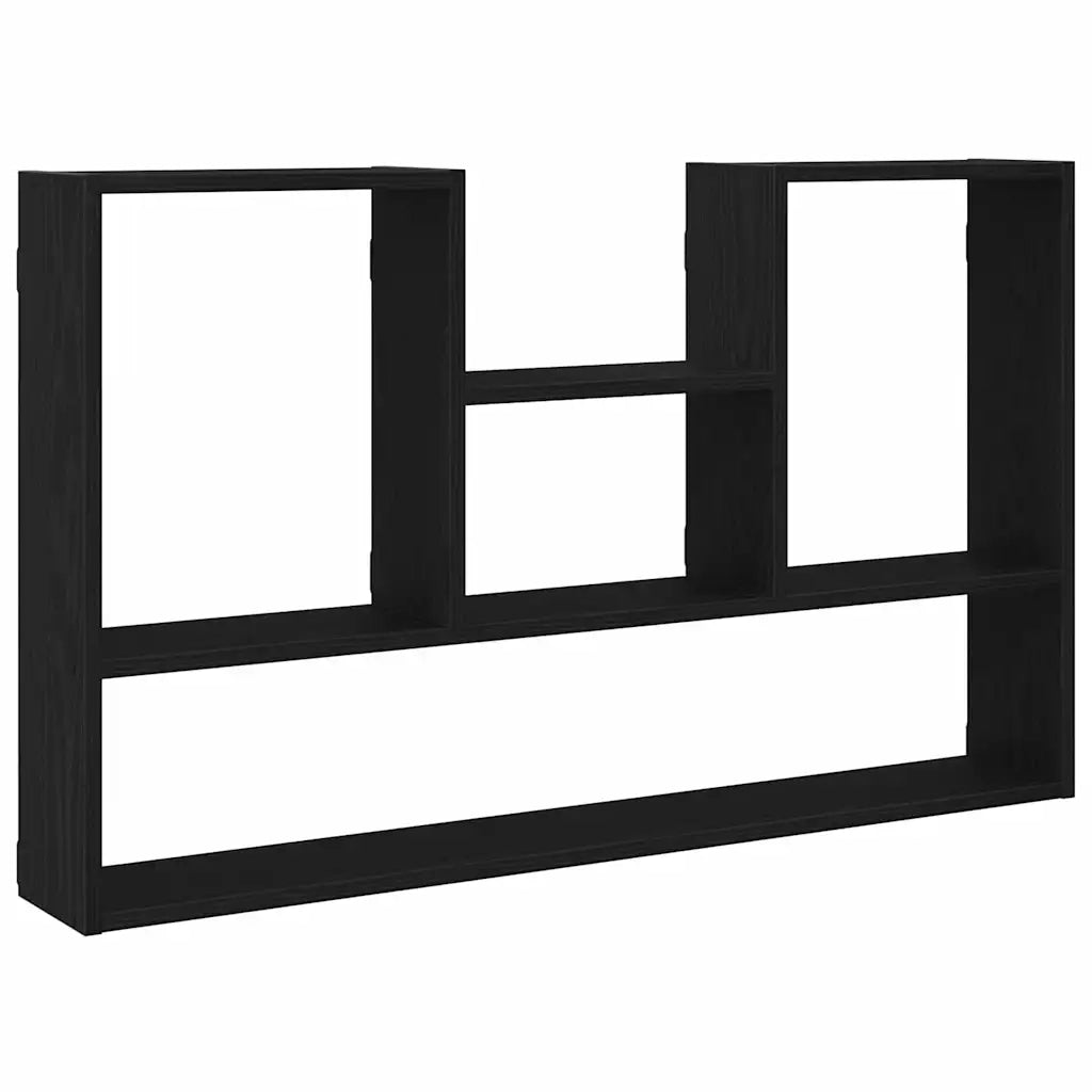 Mensola a Muro Rovere Nero 99x15x60 cm in Truciolato 868066