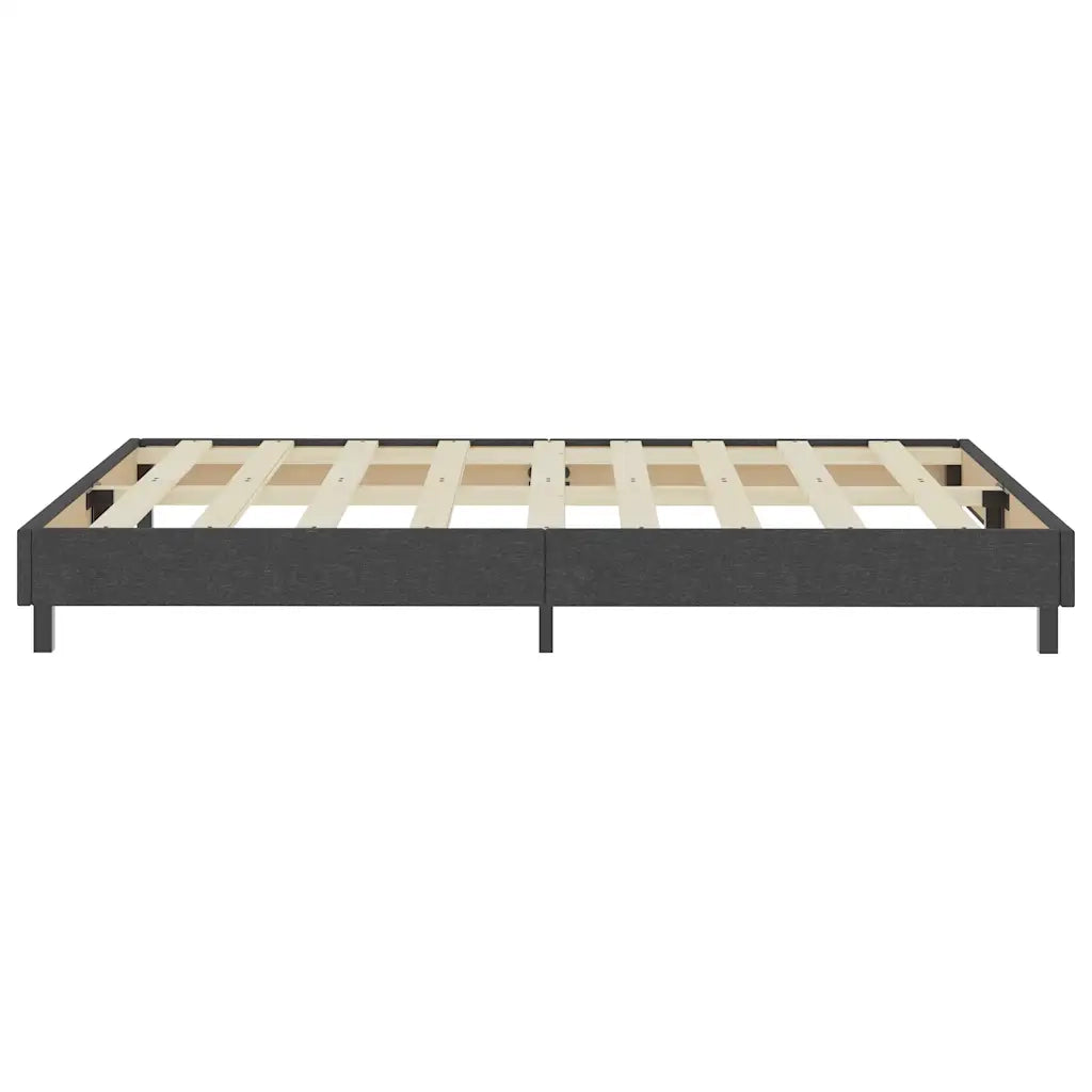 Letto a Molle Grigio in Tessuto 140x200 cm 287456