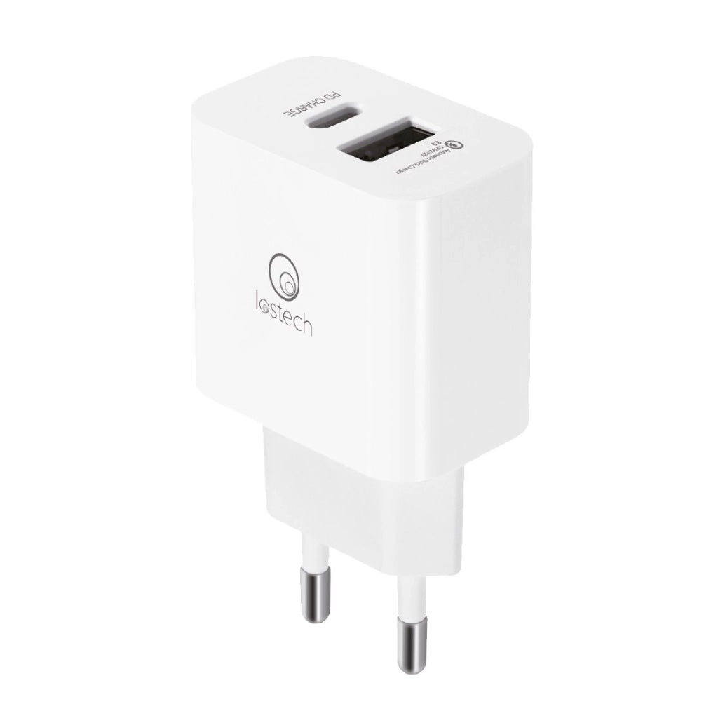 CARICATORE RAPIDO LOSTECH Attacco USB-C e Lightning - LOSTECH