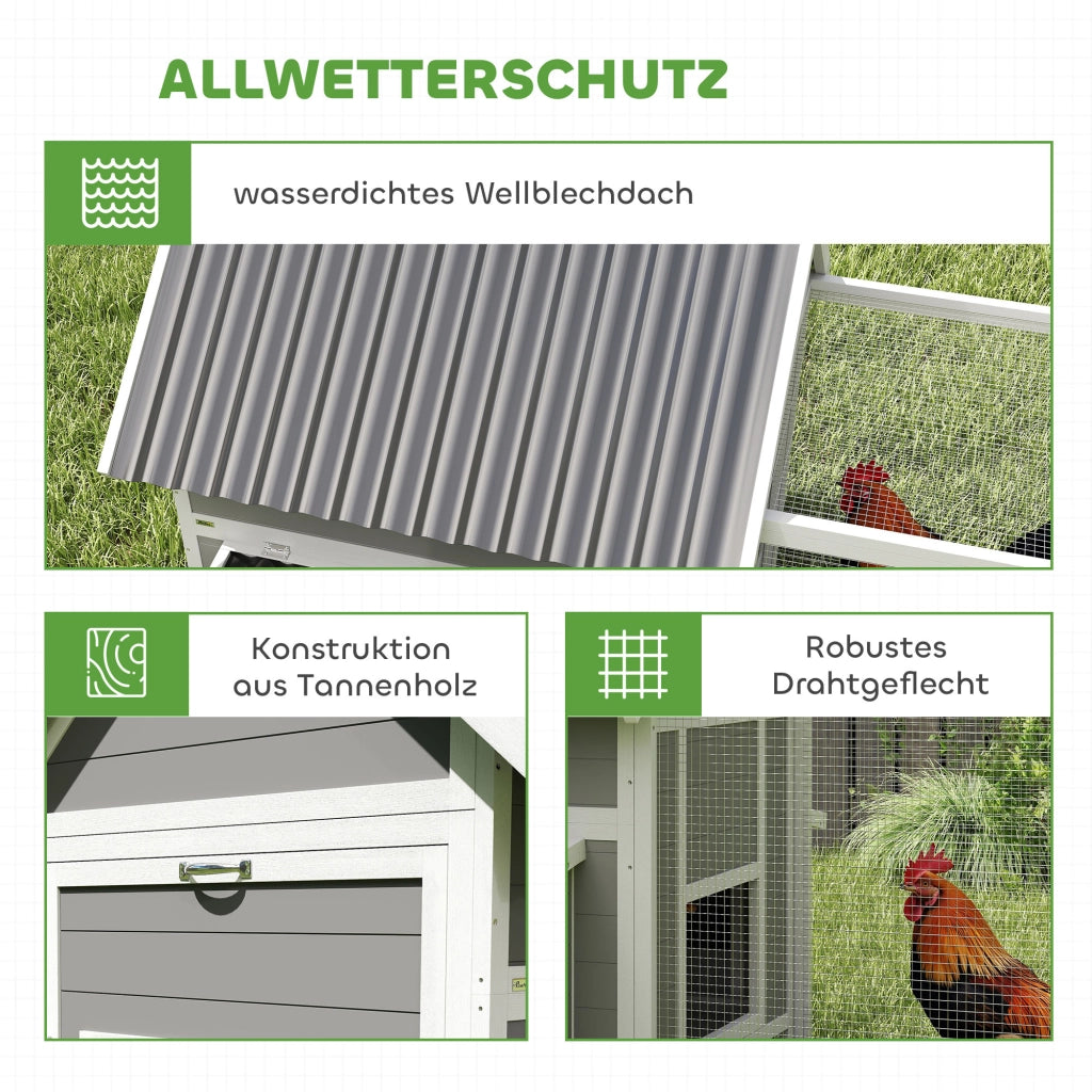 Pollaiolo grande per 7-10 galline ¨C Minimal ¨C Grigio