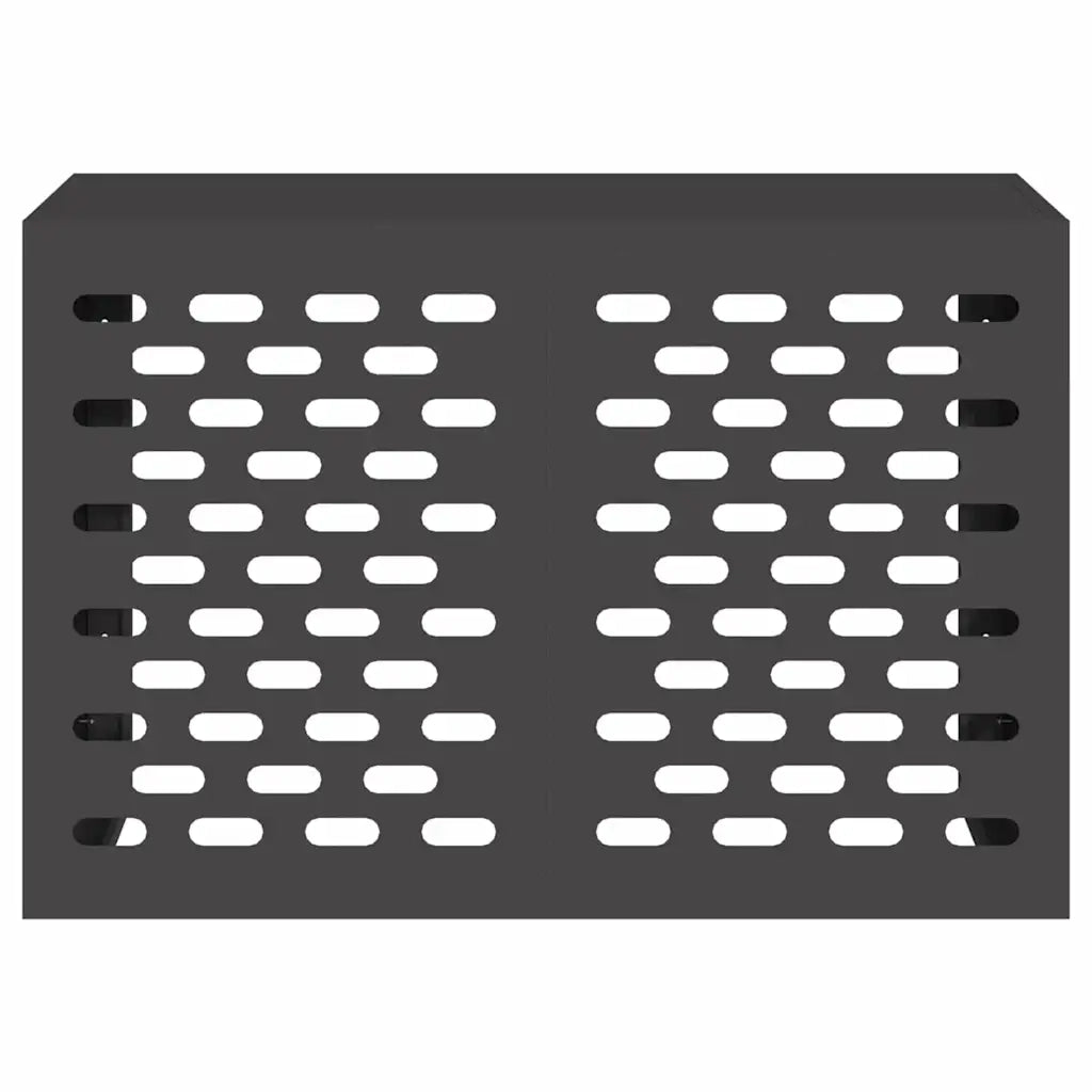Copertura per condizionatore d'aria Nero 90 x 40 x 60 cm 865890