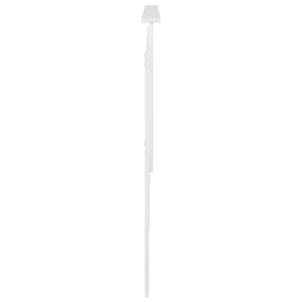 Testiera | Testata con Testiera | Testata Bianco Lucido 200 cm Legno multistrato