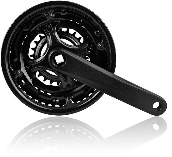Kit di trasmissione MTB a cricchetto manuale - 170 mm - 6/7/8 rapporti - Kit ingranaggi catena - Cassette 42/34/28 - Trasmissione MTB a cricchetto - Connettore quadrato - Cricchetto per bicicletta