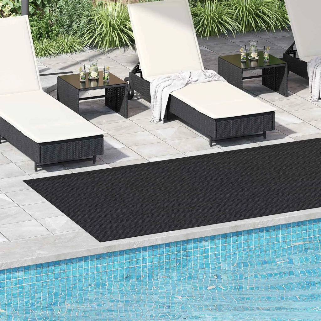 Tappeto per pavimento Nero 1,5 x 4 m Gomma 42046733