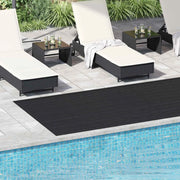 Tappeto per pavimento Nero 1,5 x 4 m Gomma 42046733